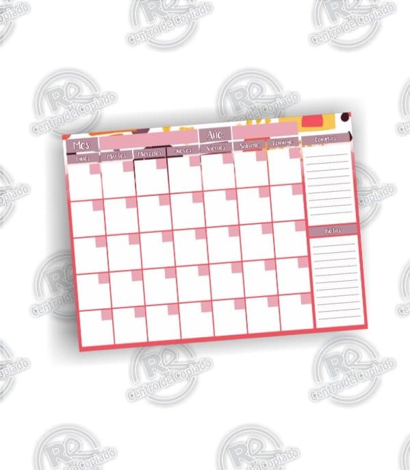 Pizarra imantada planner